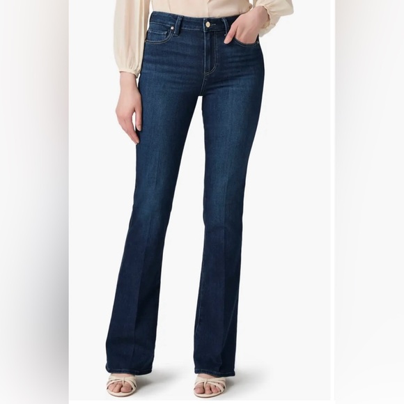 PAIGE Denim - PAIGE Dark Blue High Rise Laurel Canyon Jeans